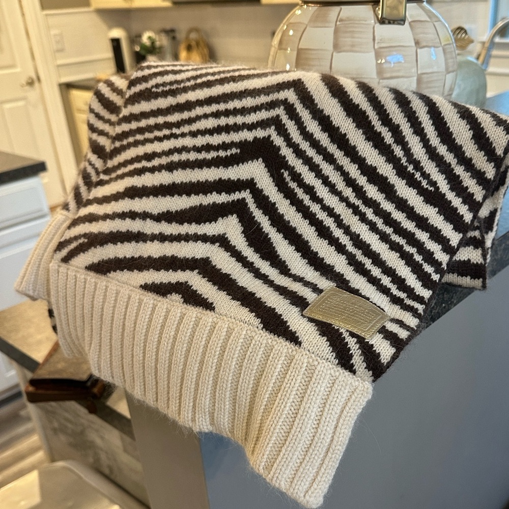 Coach Monochrome Striped Knit